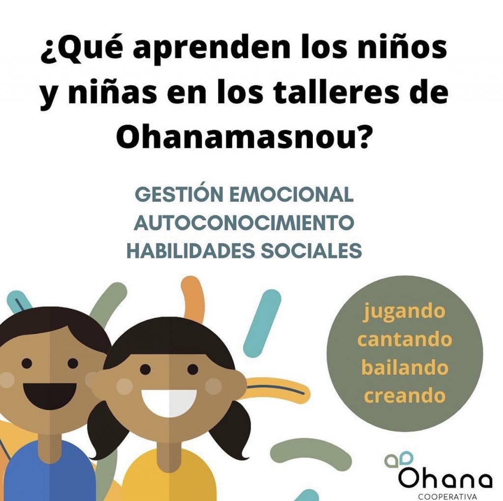  ¿Qué aprenden los niños y niñas en los talleres de Ohanamasnou?